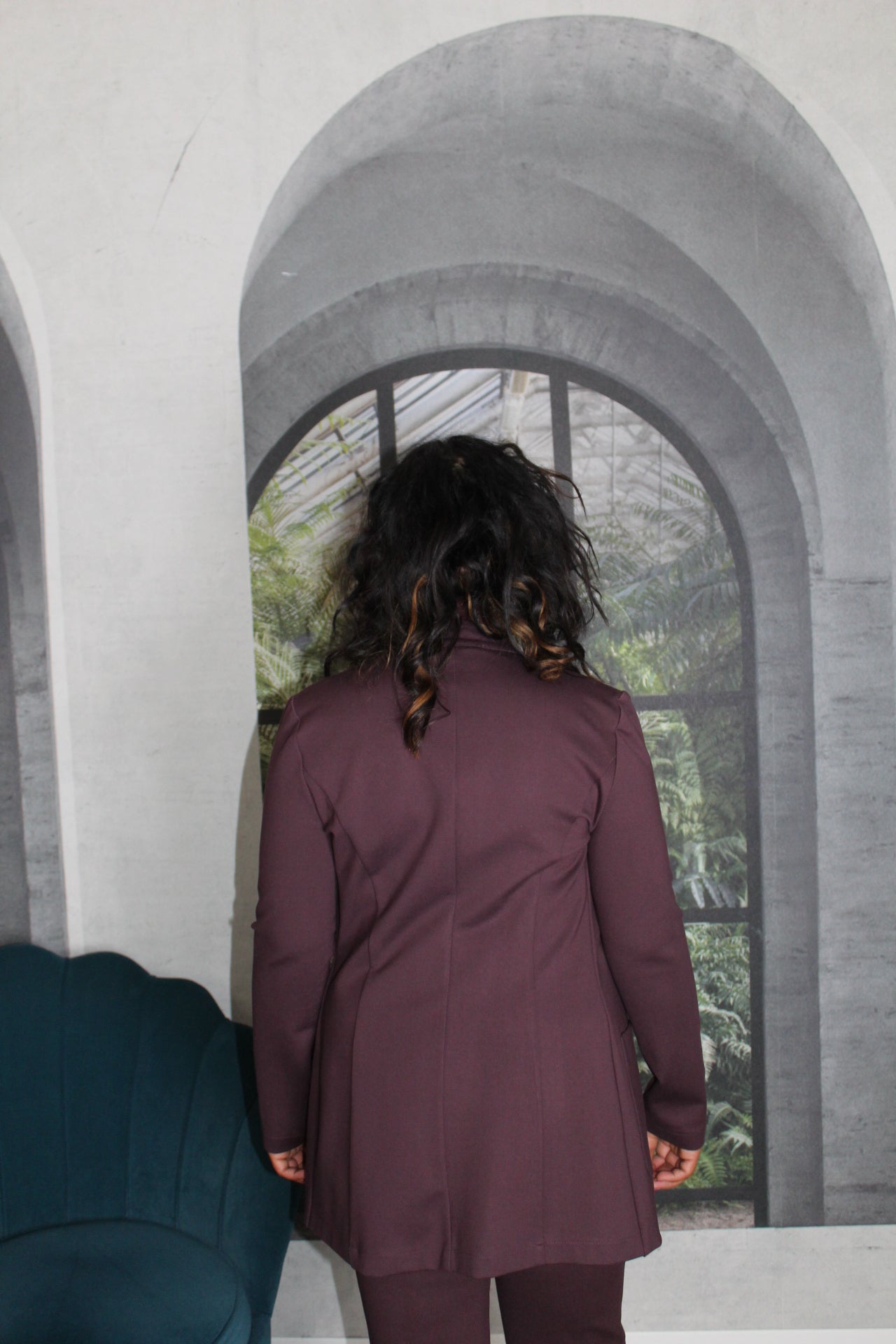 GIACCA TAILLEUR BORDEAUX