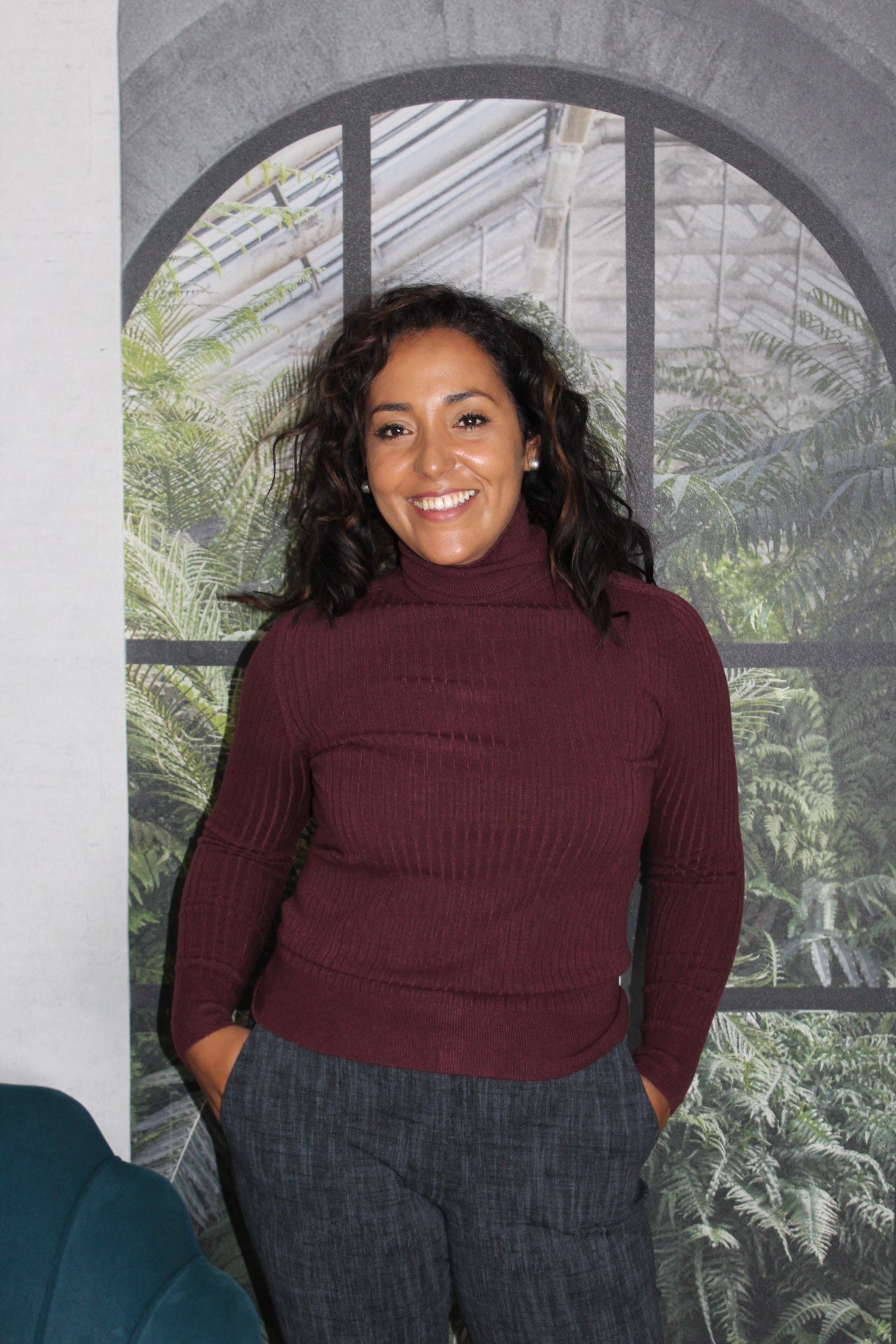 MAGLIA COLLO ALTO BORDEAUX