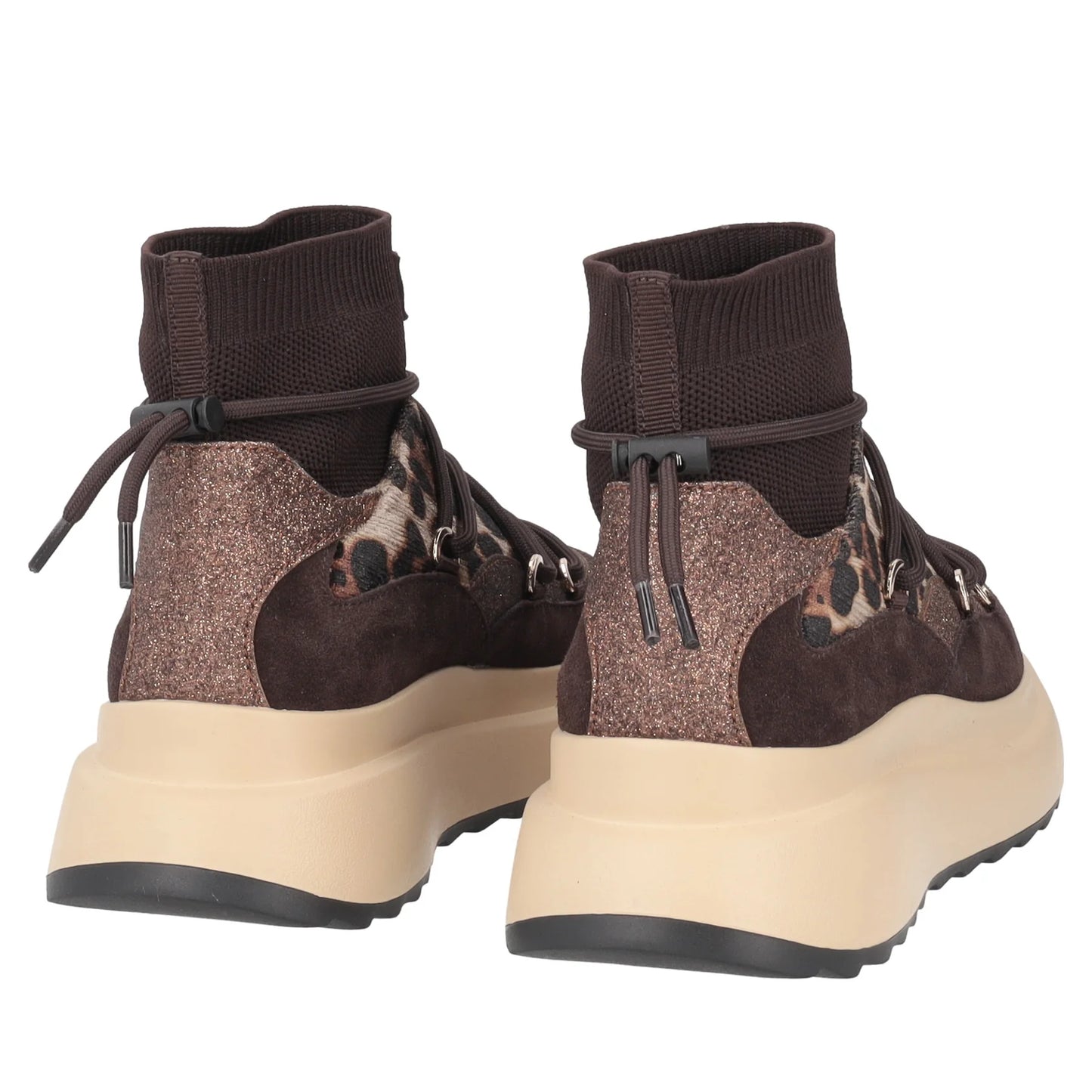 SNEAKER TOSCA BLU CHILL OUT CON STAMPA ANIMALIER TESTA DI MORO
