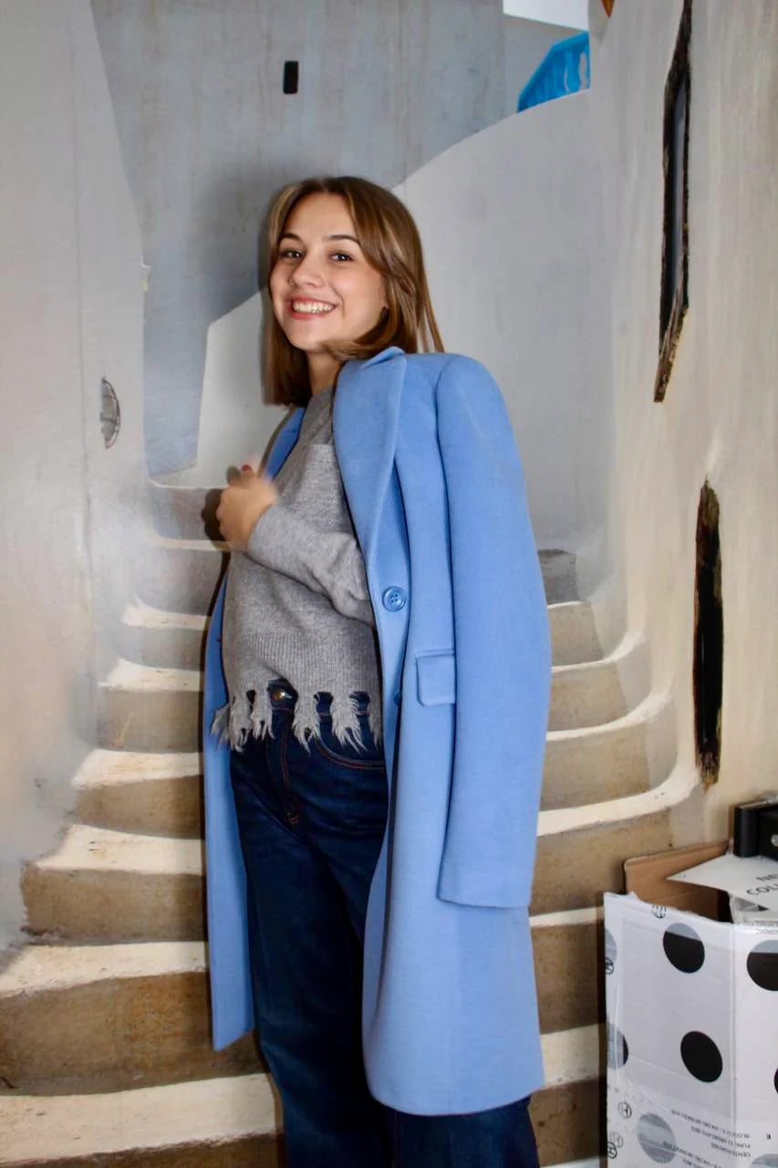 CAPPOTTO KAOS AZZURRO