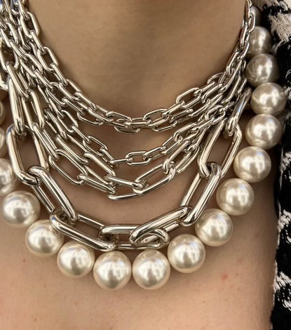 COLLANA - BE031-C150-SILVER BIJOUX ESPRESSO