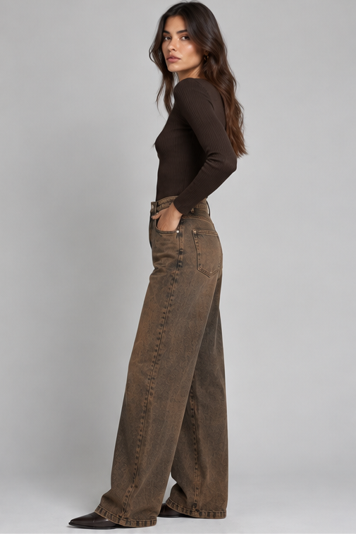 JEANS KAOS BARREL MORO
