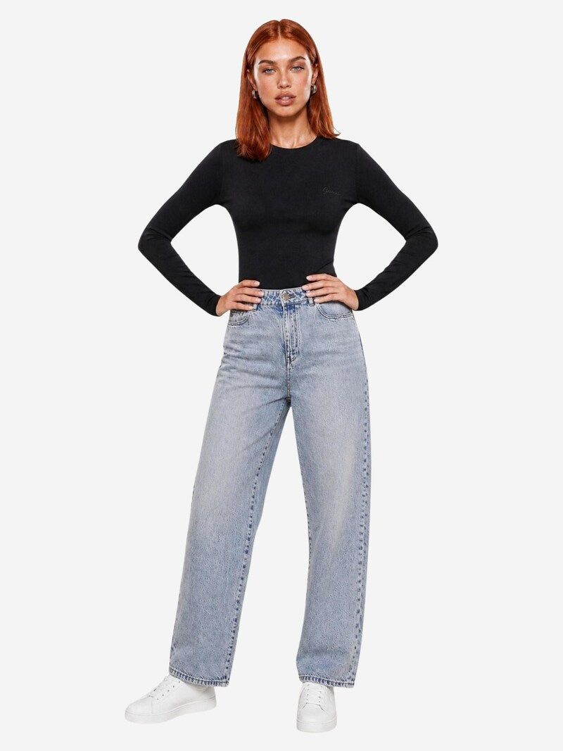 MAGLIA GUESS A MANICHE LUNGHE CHARA LONG SLEEVE KNIT TOP