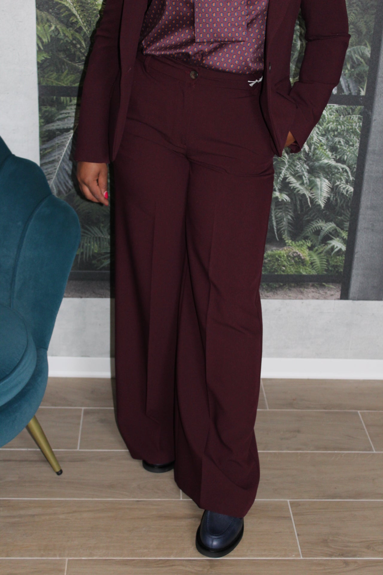 PANTALONE KAOS TAILLEUR BORDEAUX