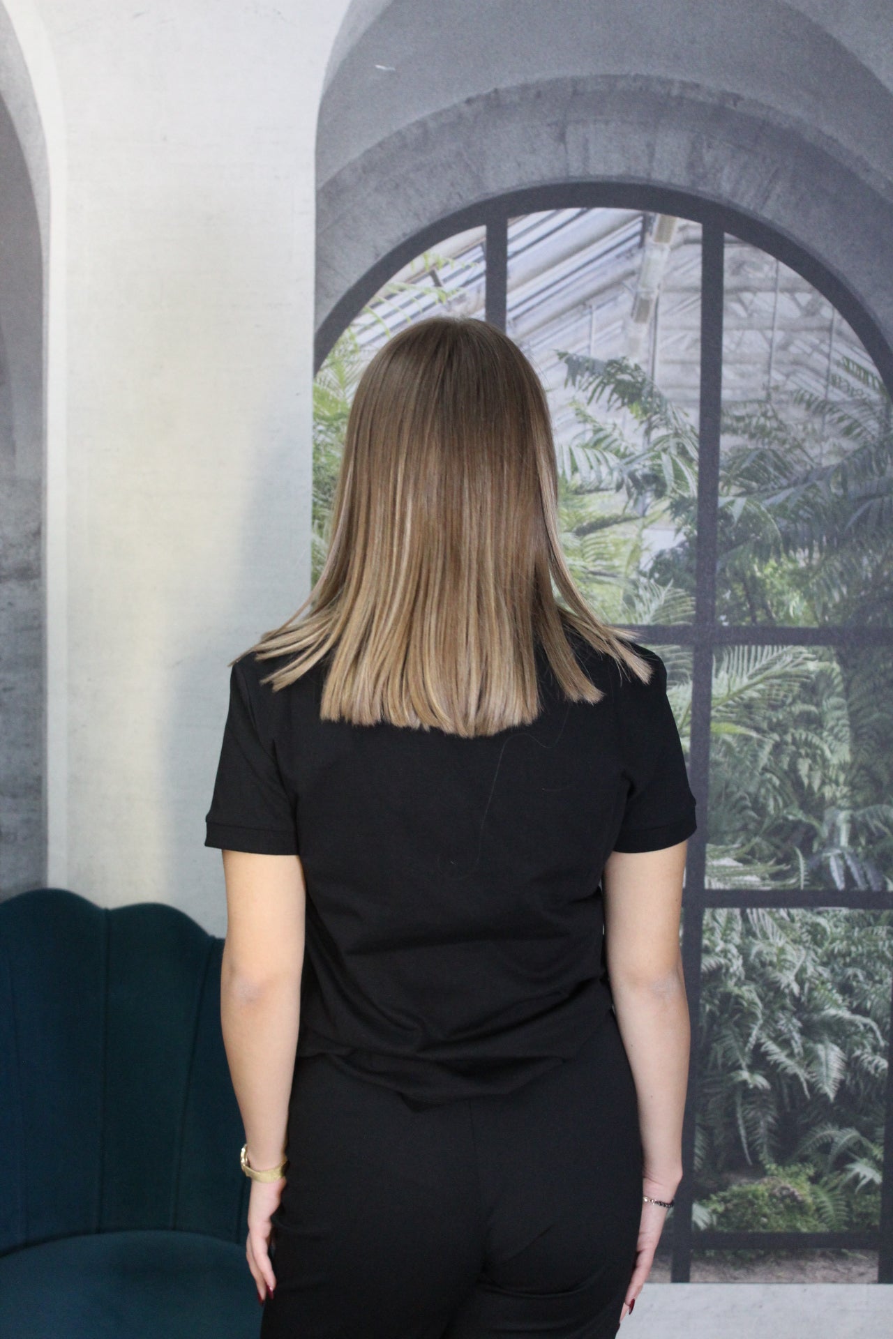 T-SHIRT ORSETTO NERA SWAROSKI