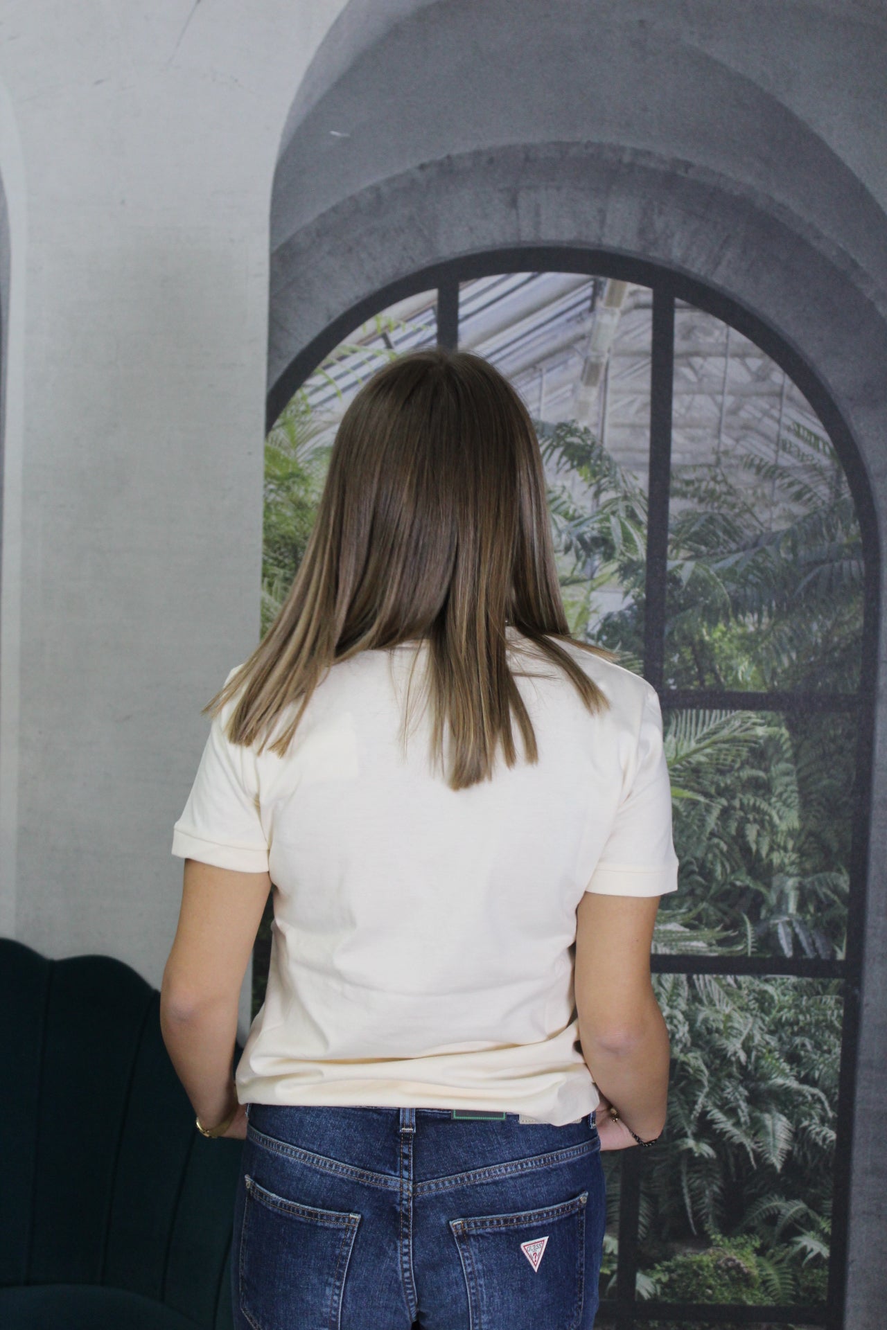 T-SHIRT ORSETTO GUESS BEIGE