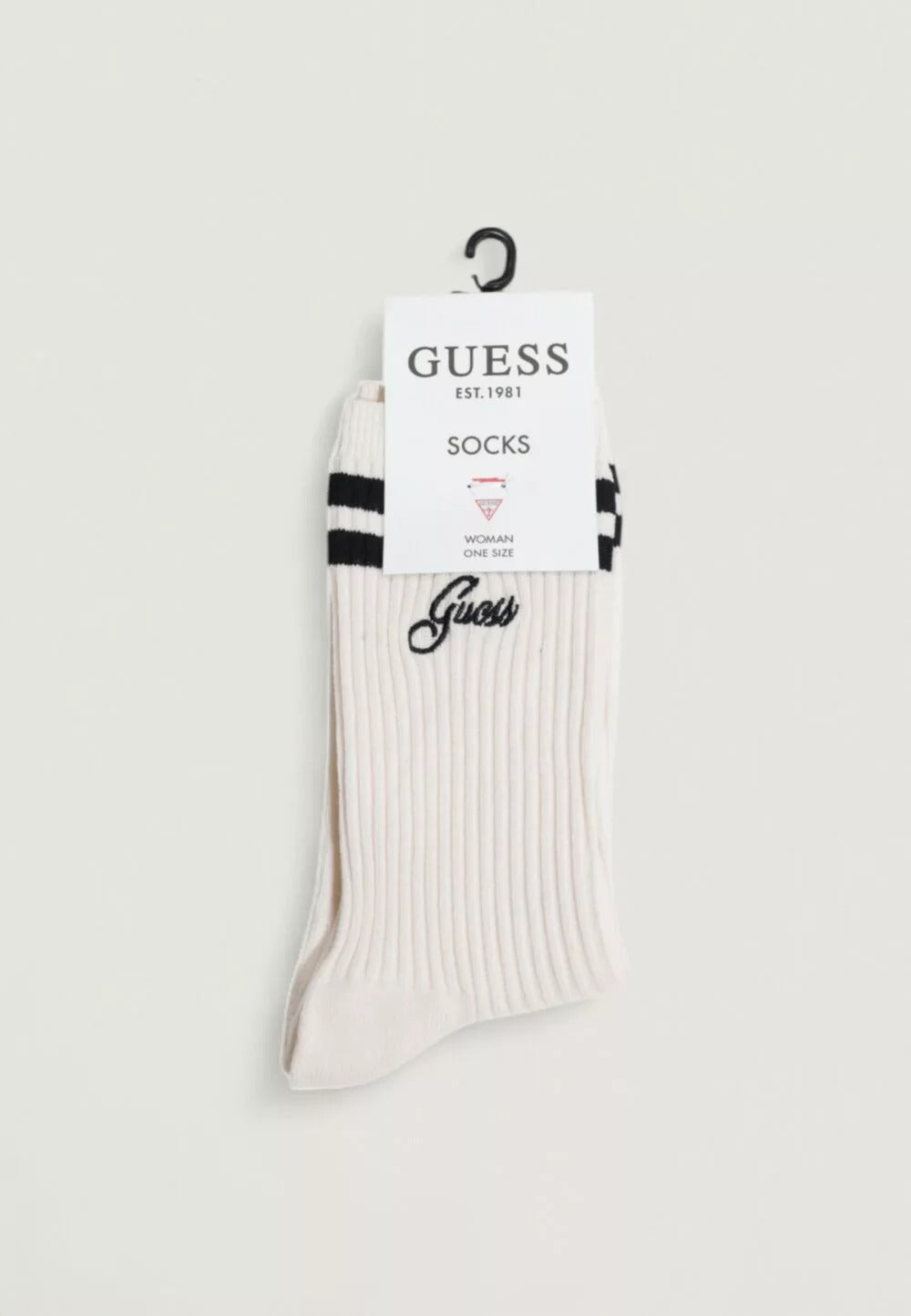 CALZINI GUESS BIANCO E NERO