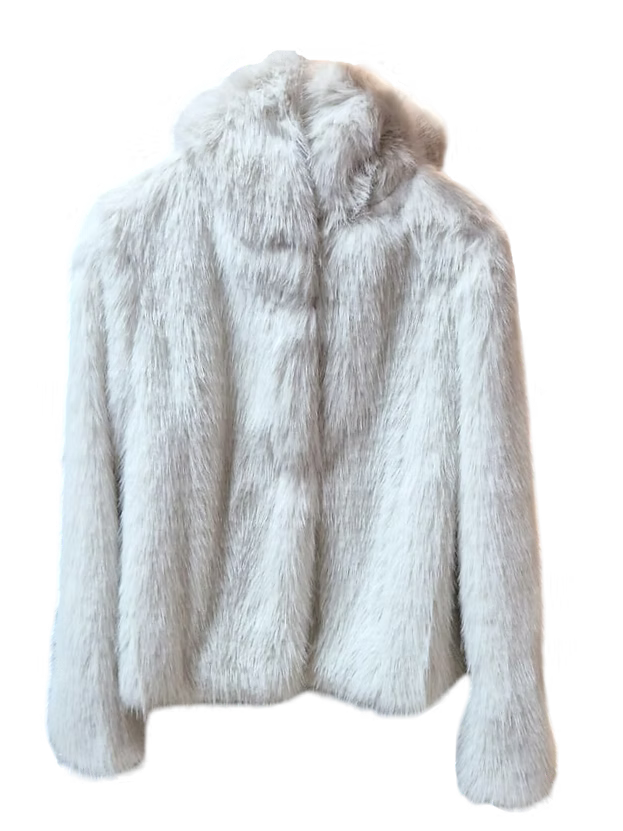 PELLICCIA CON CAPPUCCIO KAOS
