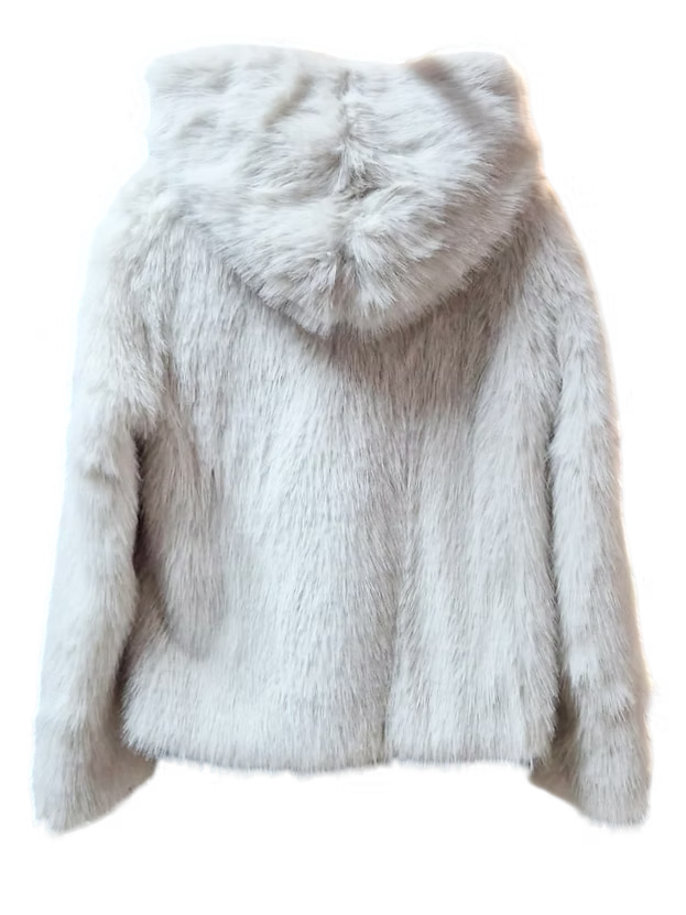 PELLICCIA CON CAPPUCCIO KAOS