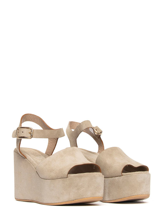 ZEPPE IN CAMOSCIO CURIOSITE’ BEIGE 2741