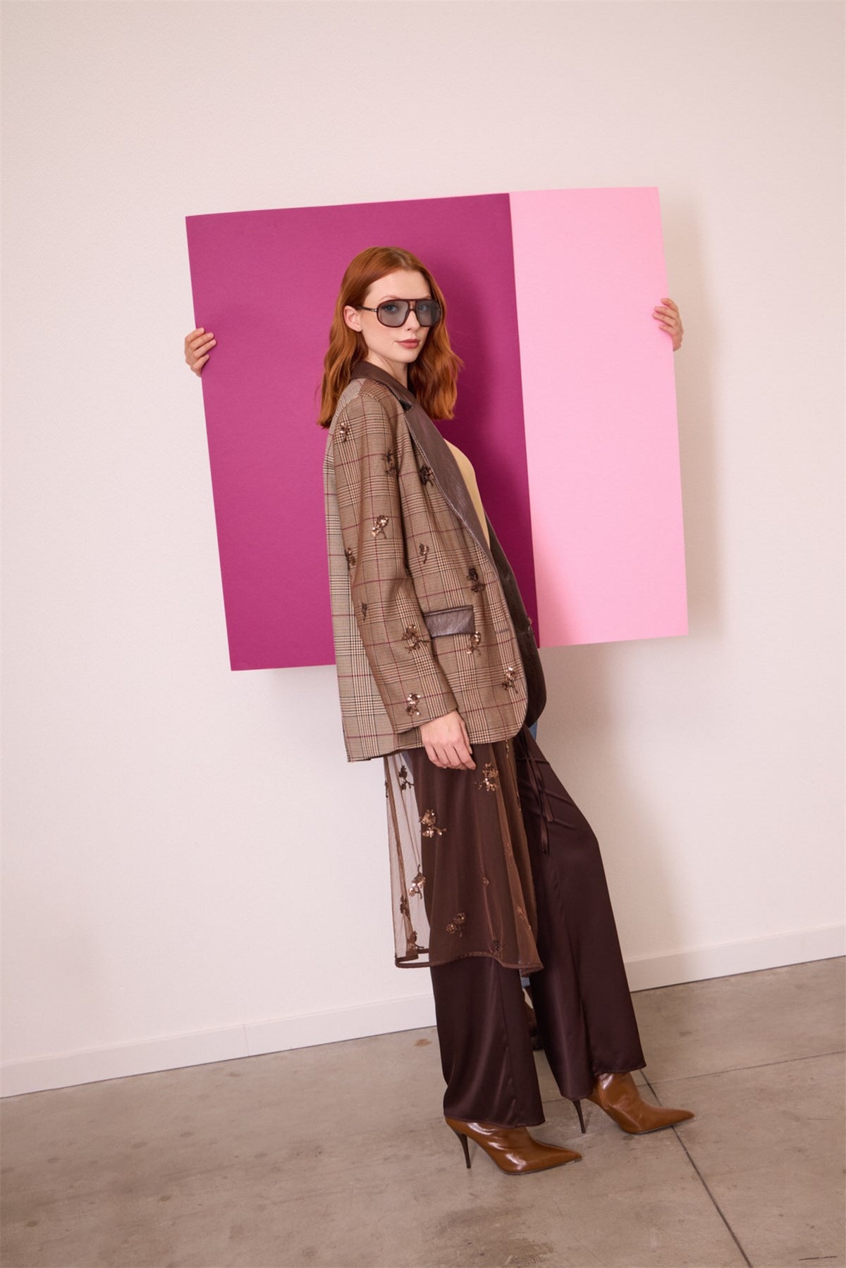 PANTALONE RASO MARRONE MEME ROAD