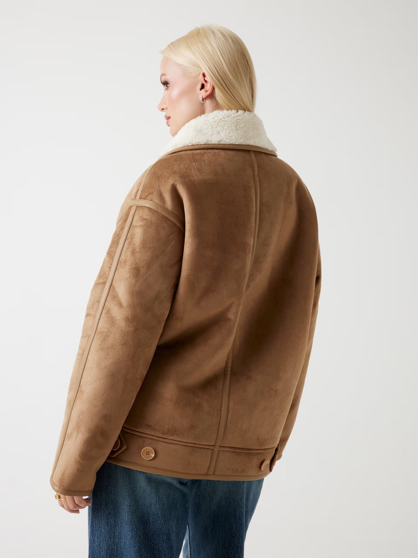 GIACCA GUESS SIMIL SHEARLING