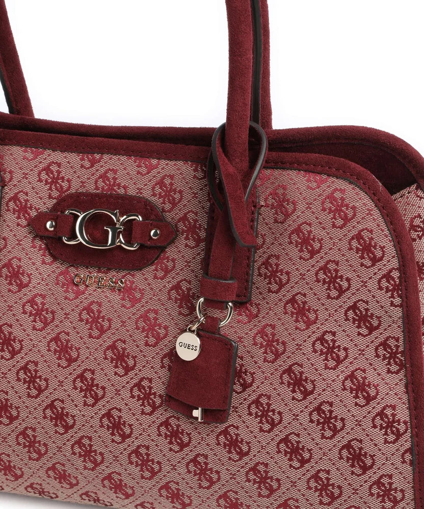 BORSA GUESS LOGATAV MERLOT SAMANTHA