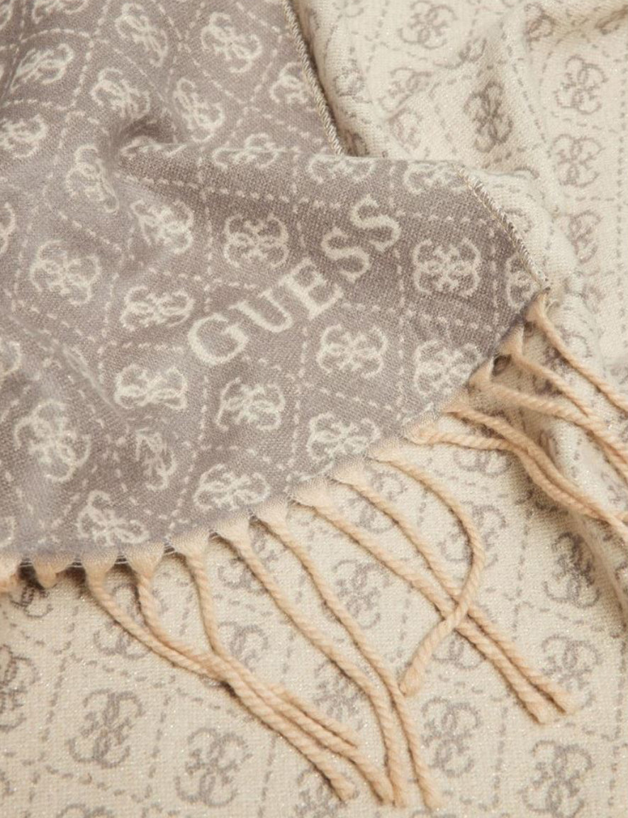 SCIARPA GUESS AW5423POL03 Logo Grey-Beige