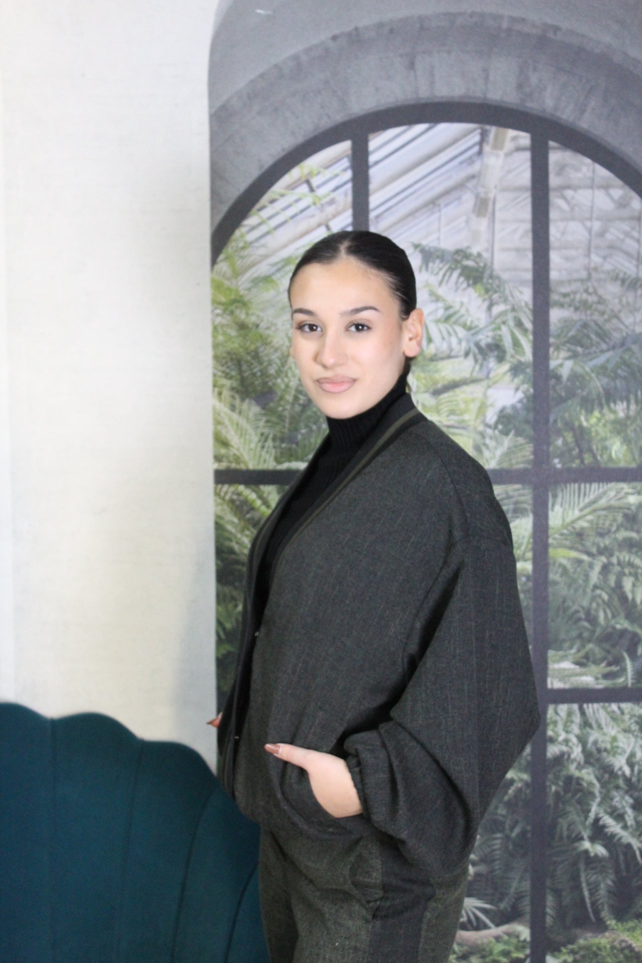 CARDIGAN VERDE ICONA