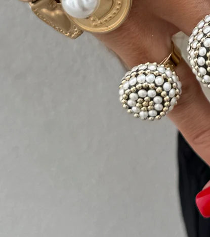 ANELLO PERLINE BIJOUX ESPRESSO
