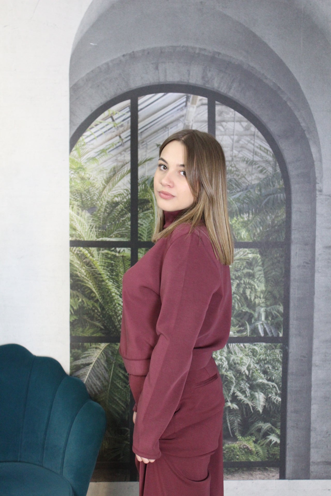 FELPA BORDEAUX GUESS