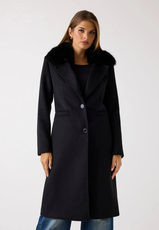 CAPPOTTO CLASSICO GUESS SCHWARZ