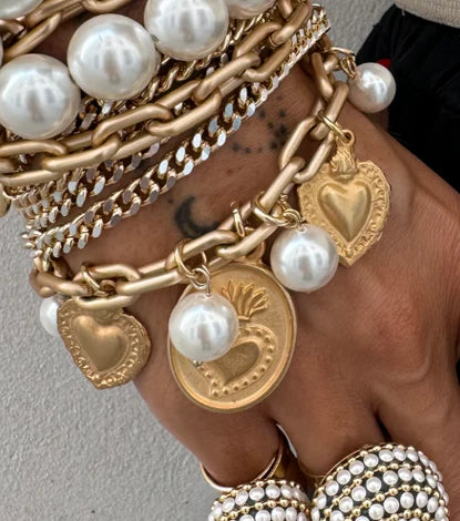 BRACCIALE CUORE SACRO GOLD BIJOUX ESPRESSO