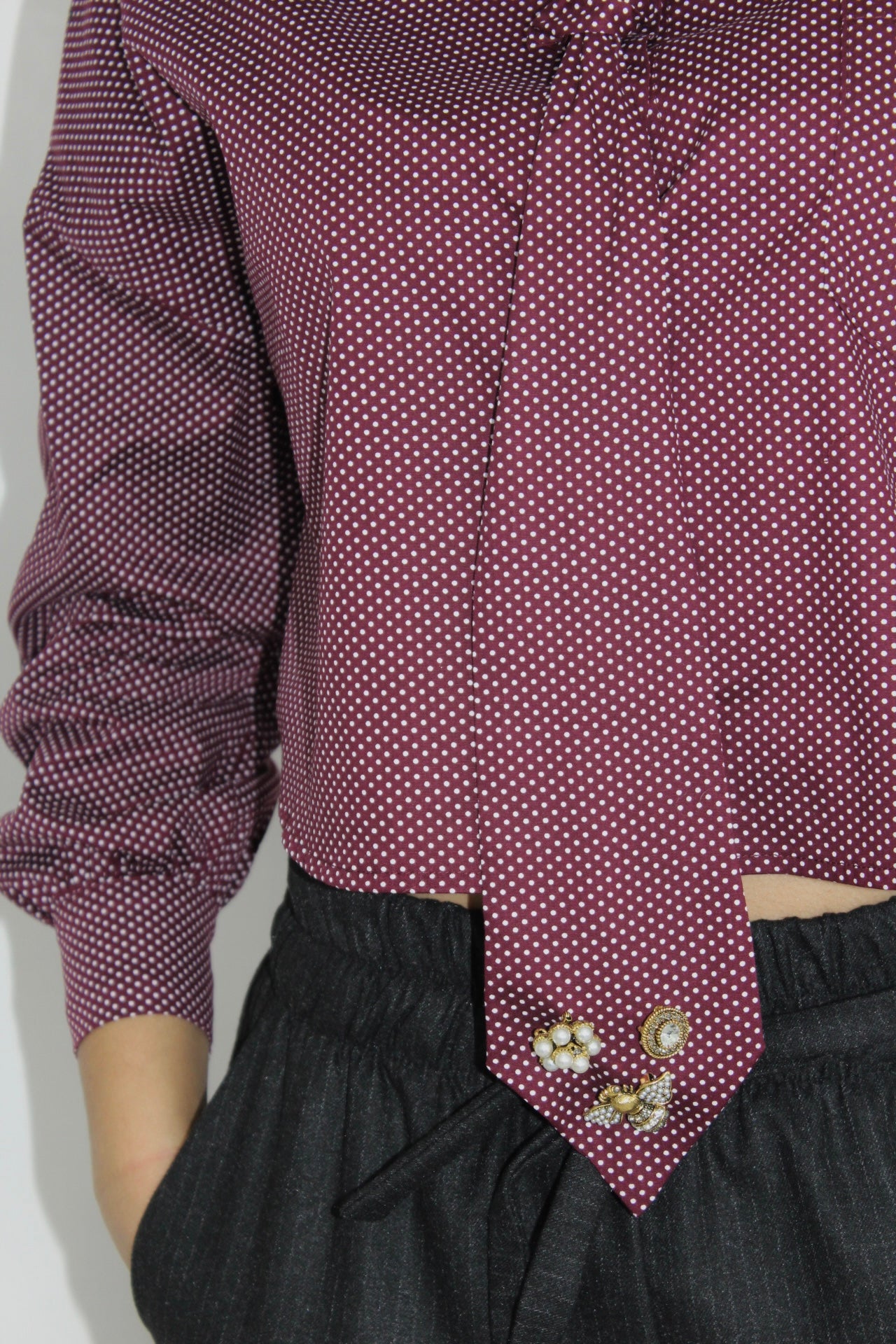 CAMICIA SOUVENIR BORDEAUX