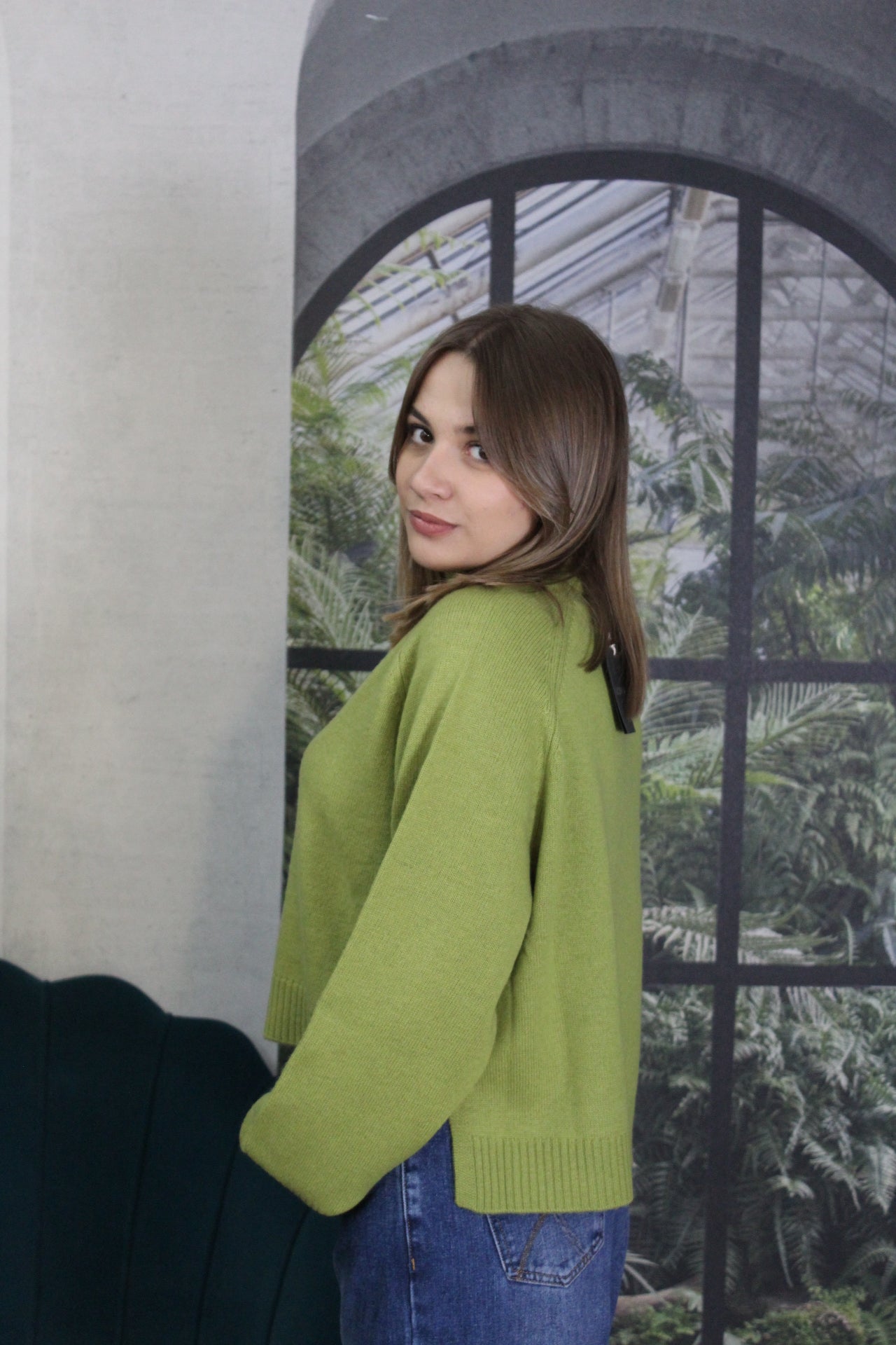 MAGLIONE ICONA VERDE