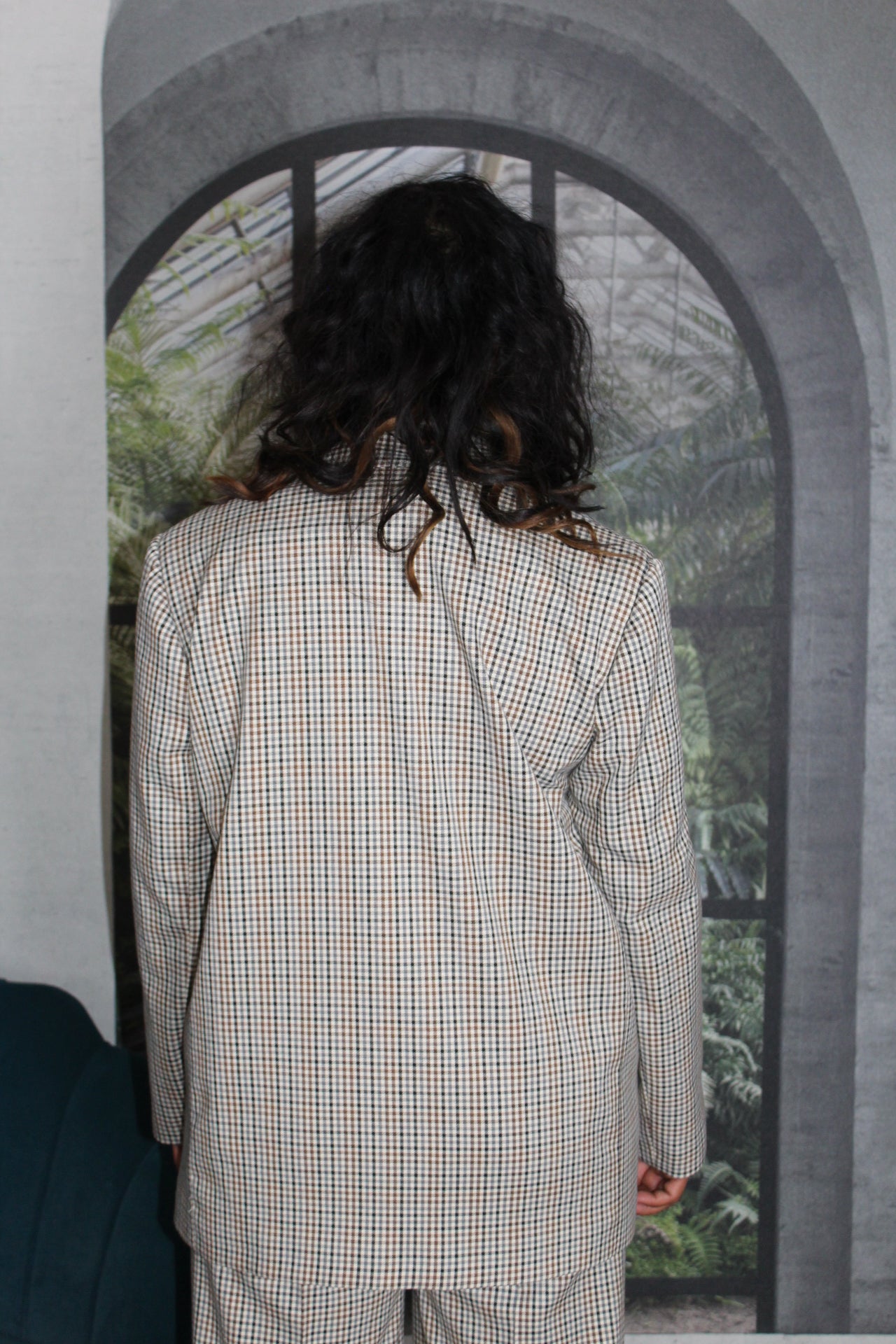 GIACCA QUADRI TAILLEUR KAOS