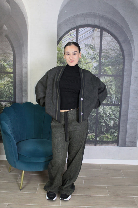 CARDIGAN VERDE ICONA