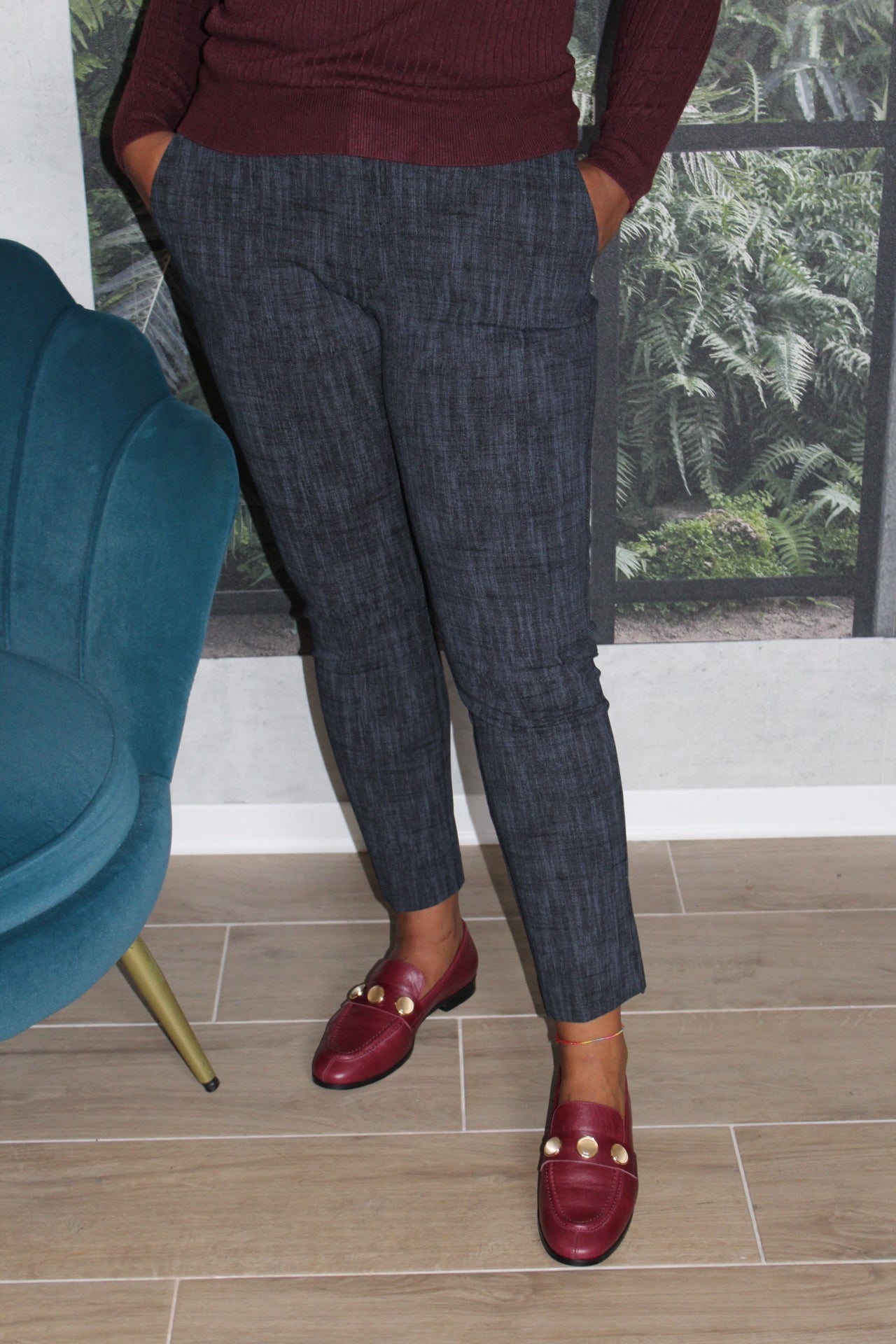 GIACCA TAILLEUR BLU KAOS