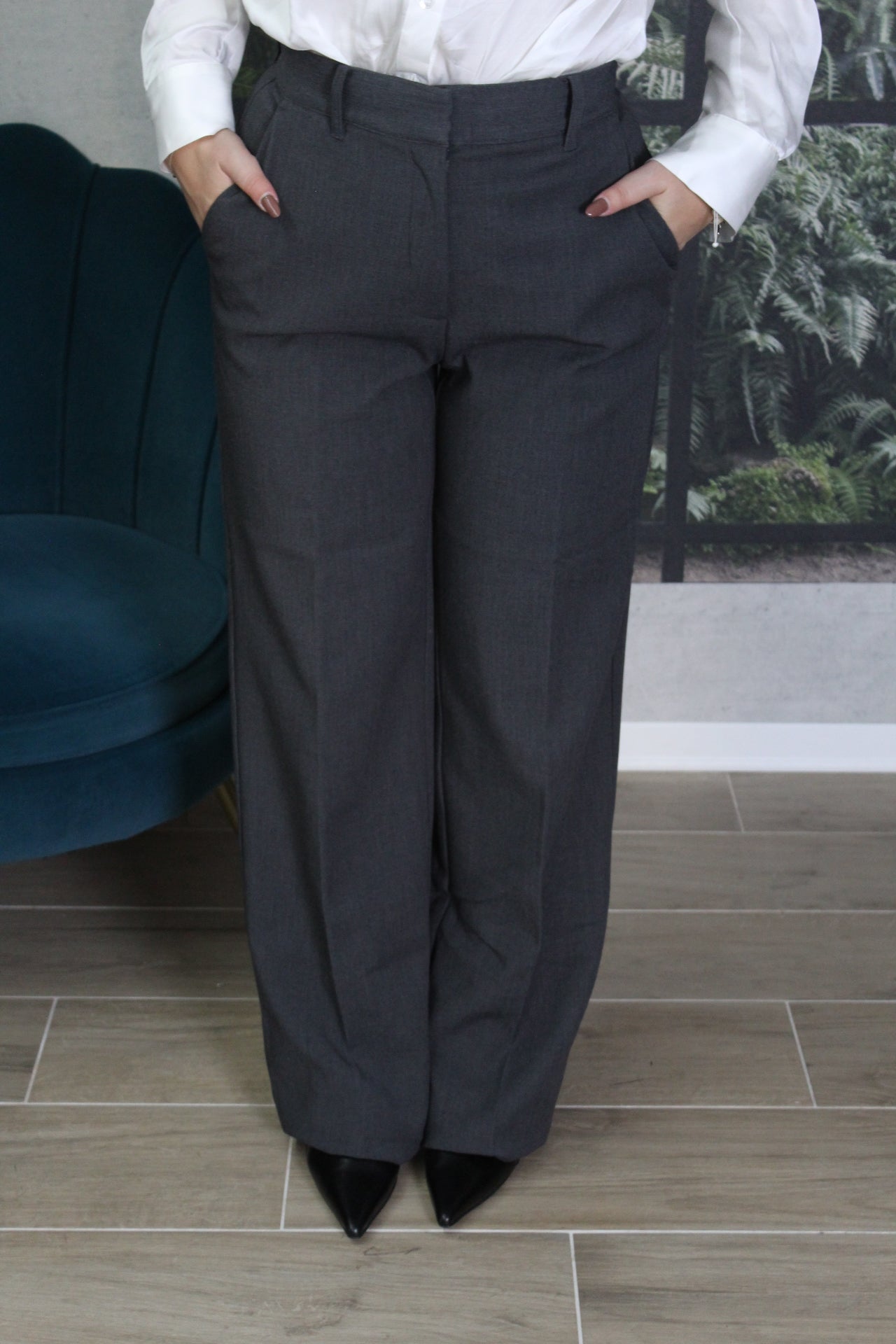 PANTALONE GRIGIO TAILLEUR GUESS