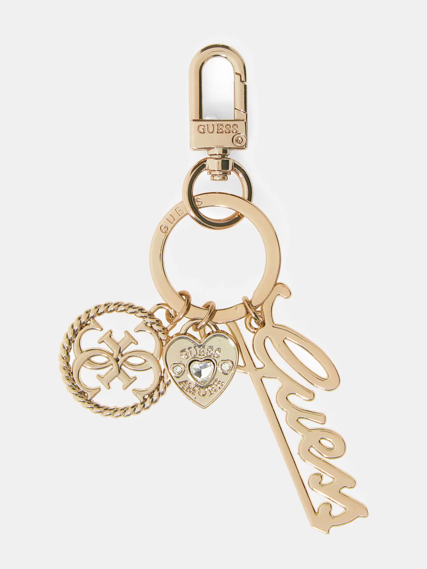 PORTACHIAVI LOGO CUORE GUESS