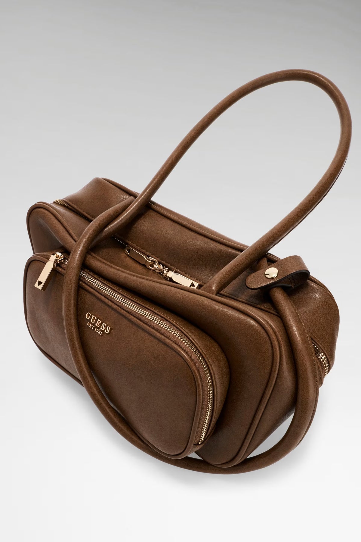 BORSA GUESS BRANNA MARRONE