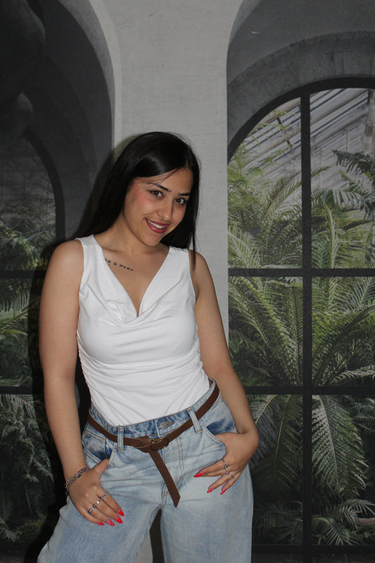 TOP GUESS BIANCO