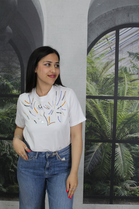 T-SHIRT SOUVENIR PAILLETTES