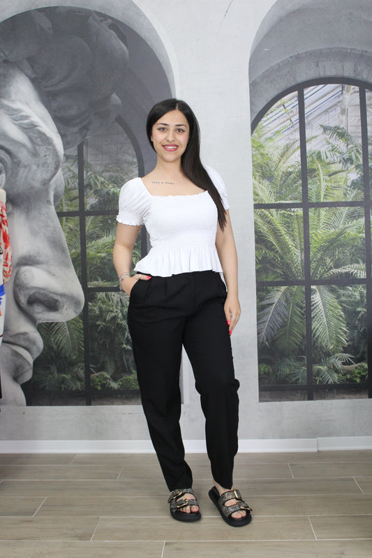PANTALONE NERO KAOS