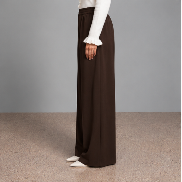 PANTALONI A GAMBA LARGA CON ELASTICO KAOS