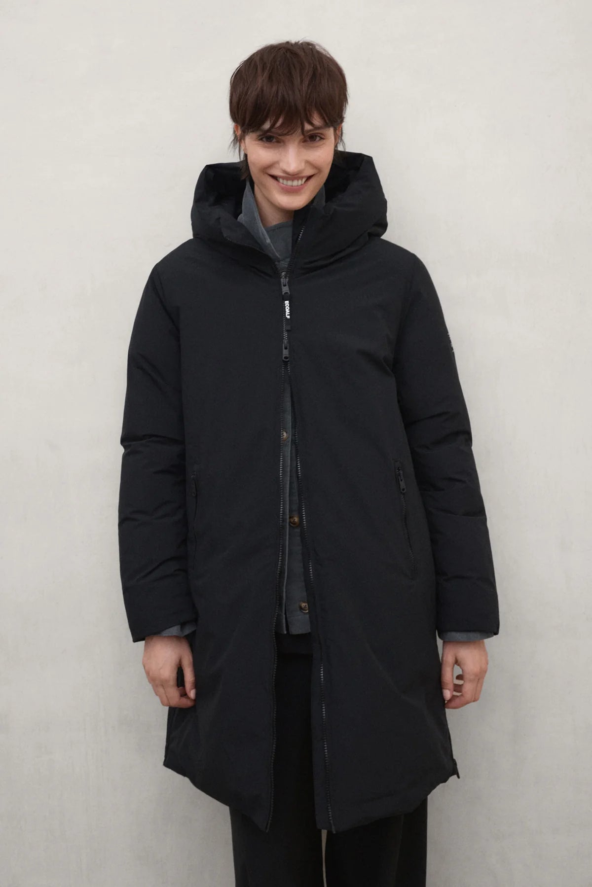 PIUMINO NERO ECOALF MATI