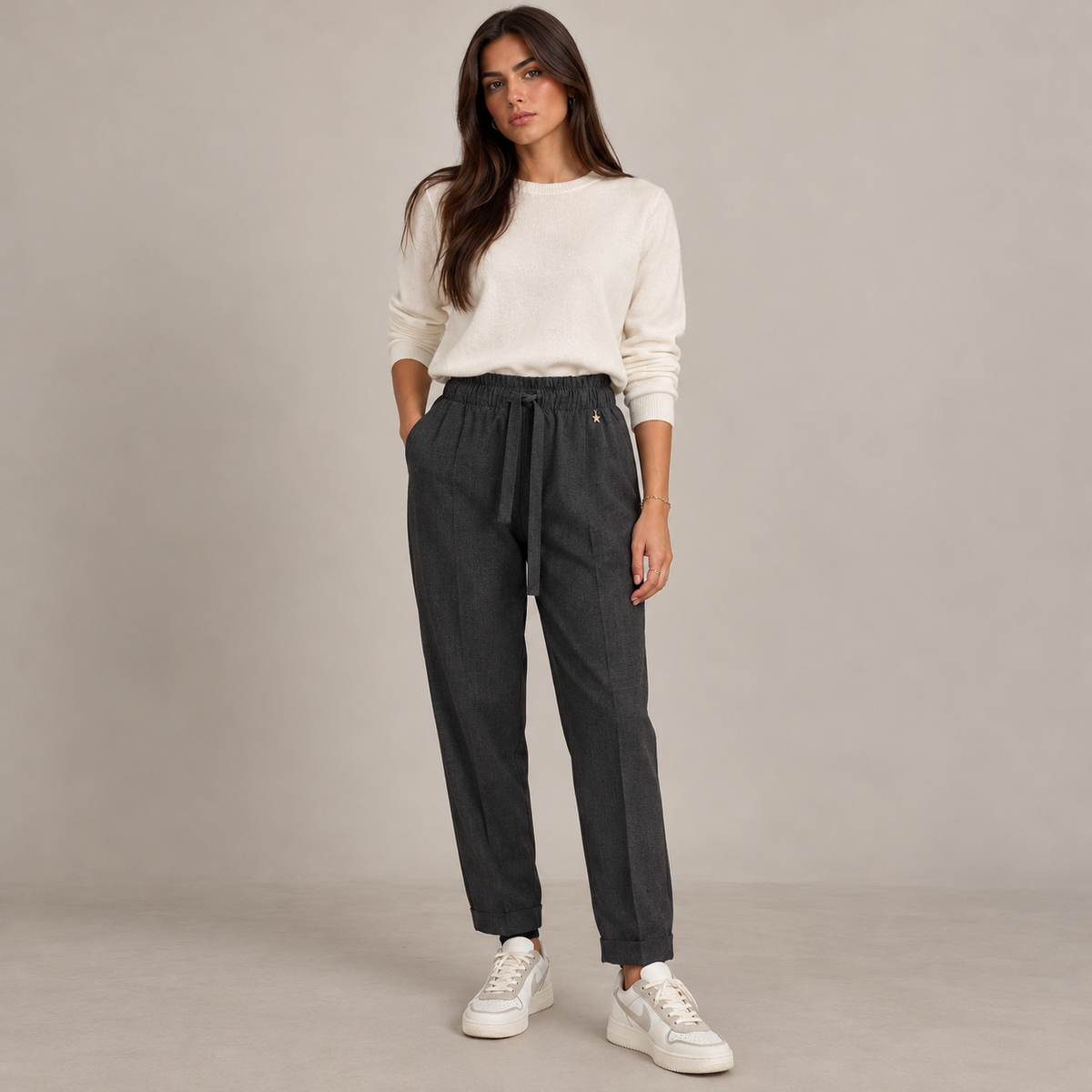 PANTALONE JOGGER SOUVENIR GRIGIO