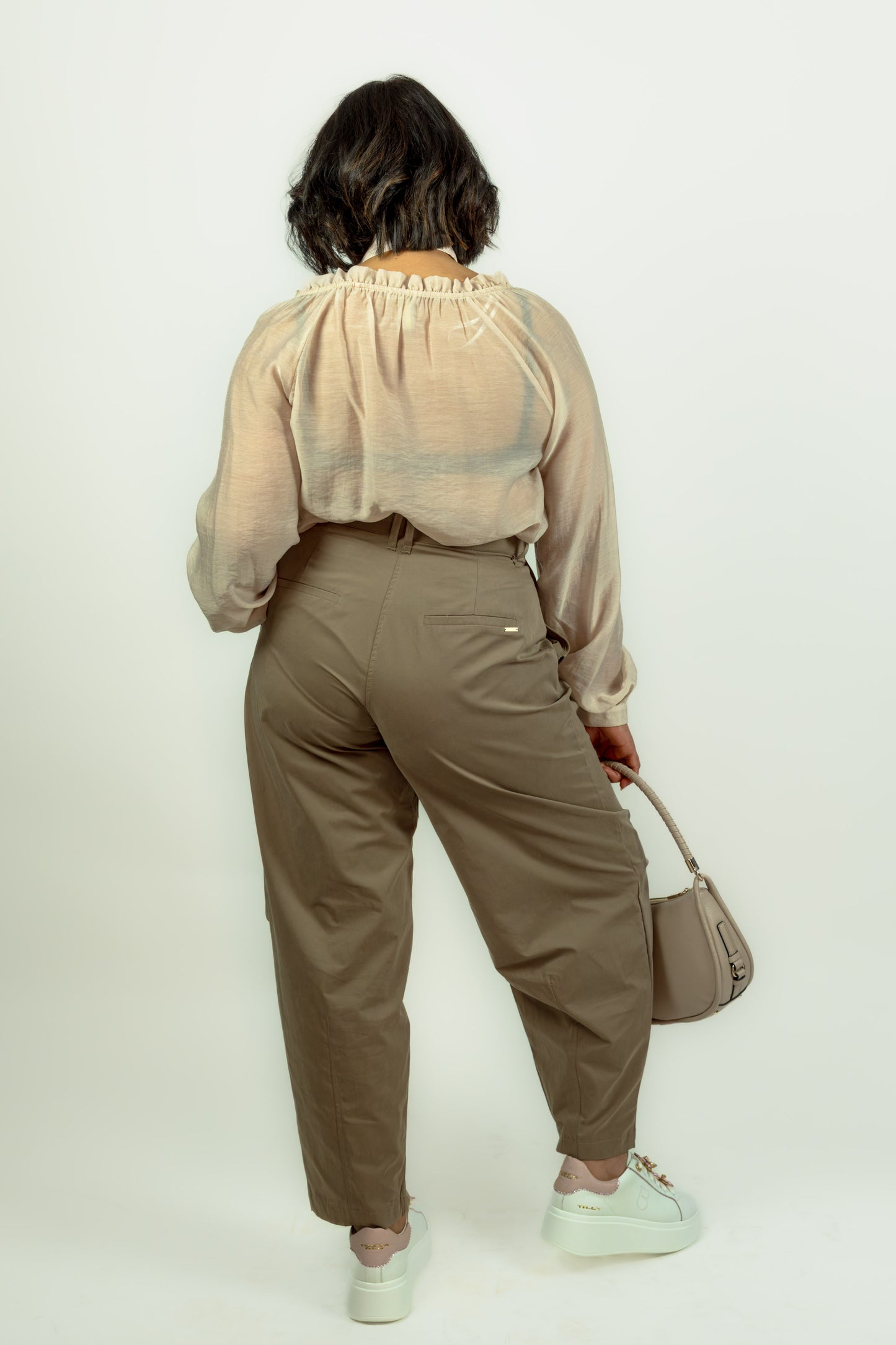 PANTALONE LARGO GUESS MARRONE