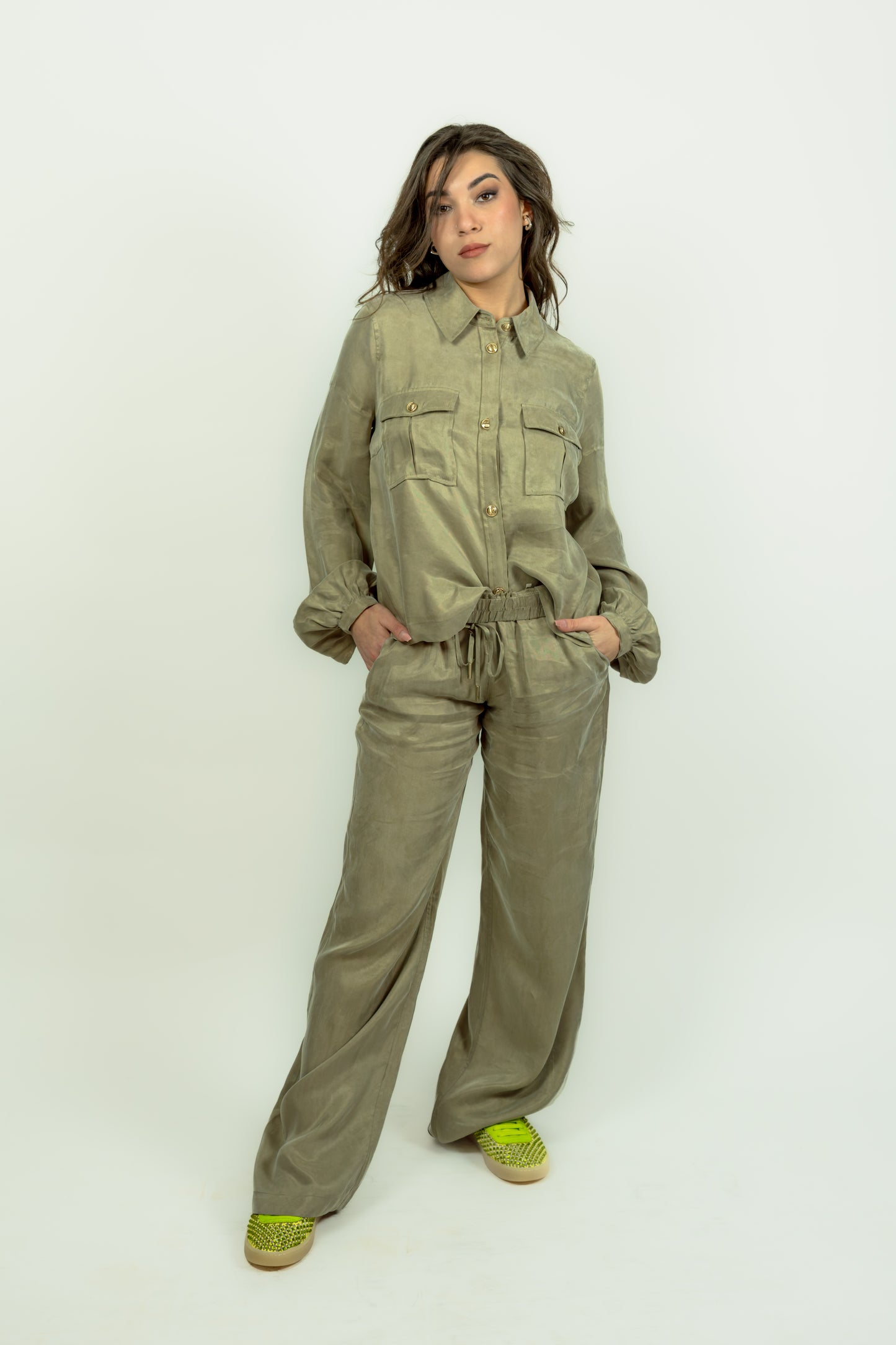 CAMICIA MISTO VISCOSA GUESS