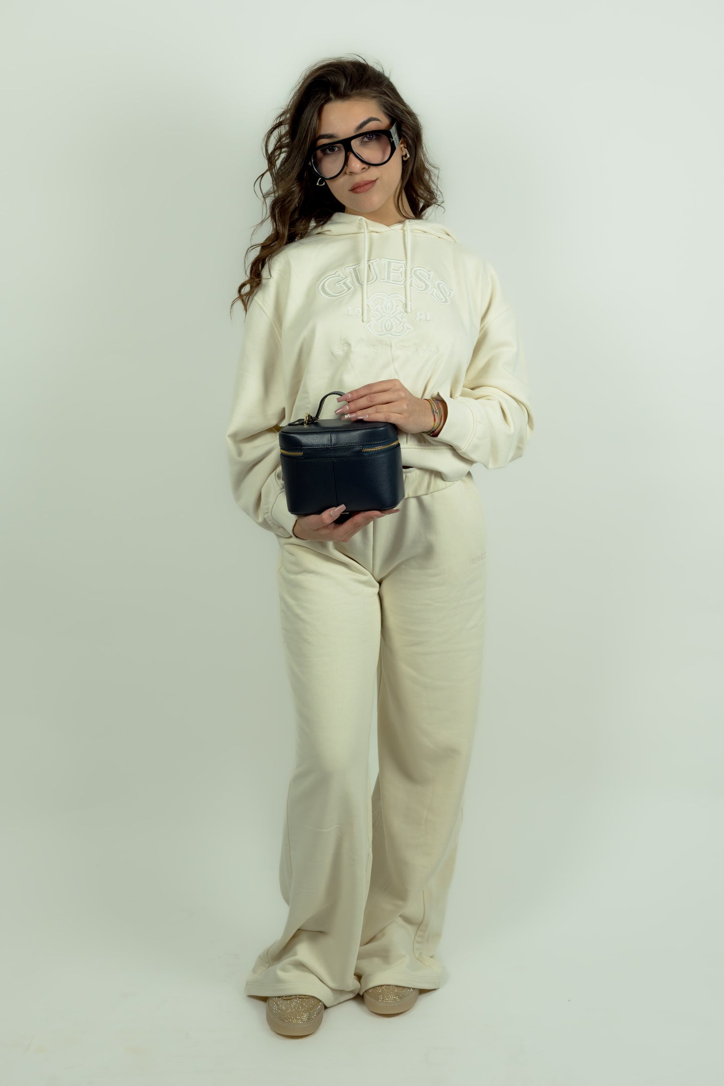 PANTALONE TUTA GUESS MOLLA PANNA
