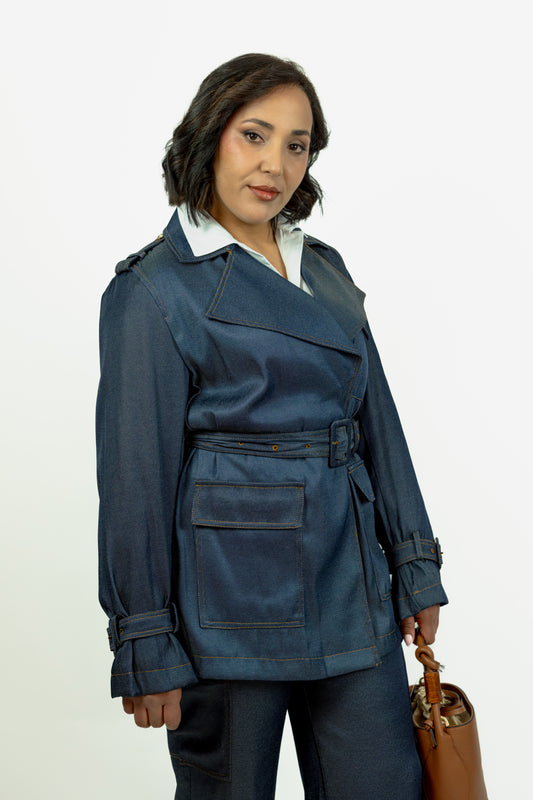 GIACCA COMPLETO BLU GUESS