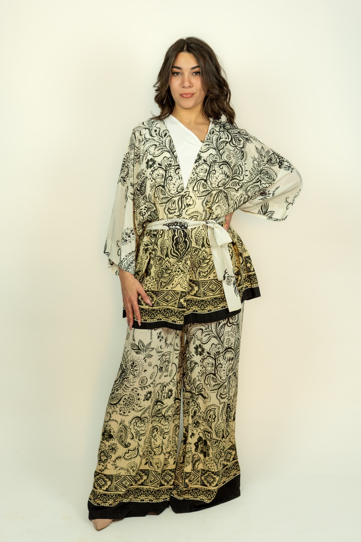 KIMONO KAOS COMPLETO CACHEMIRE DEGRADE'