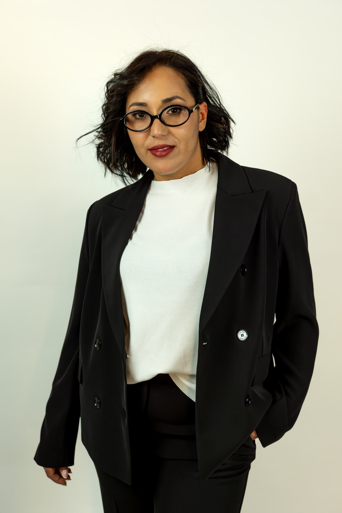 GIACCA TAILLEUR NERO KAOS