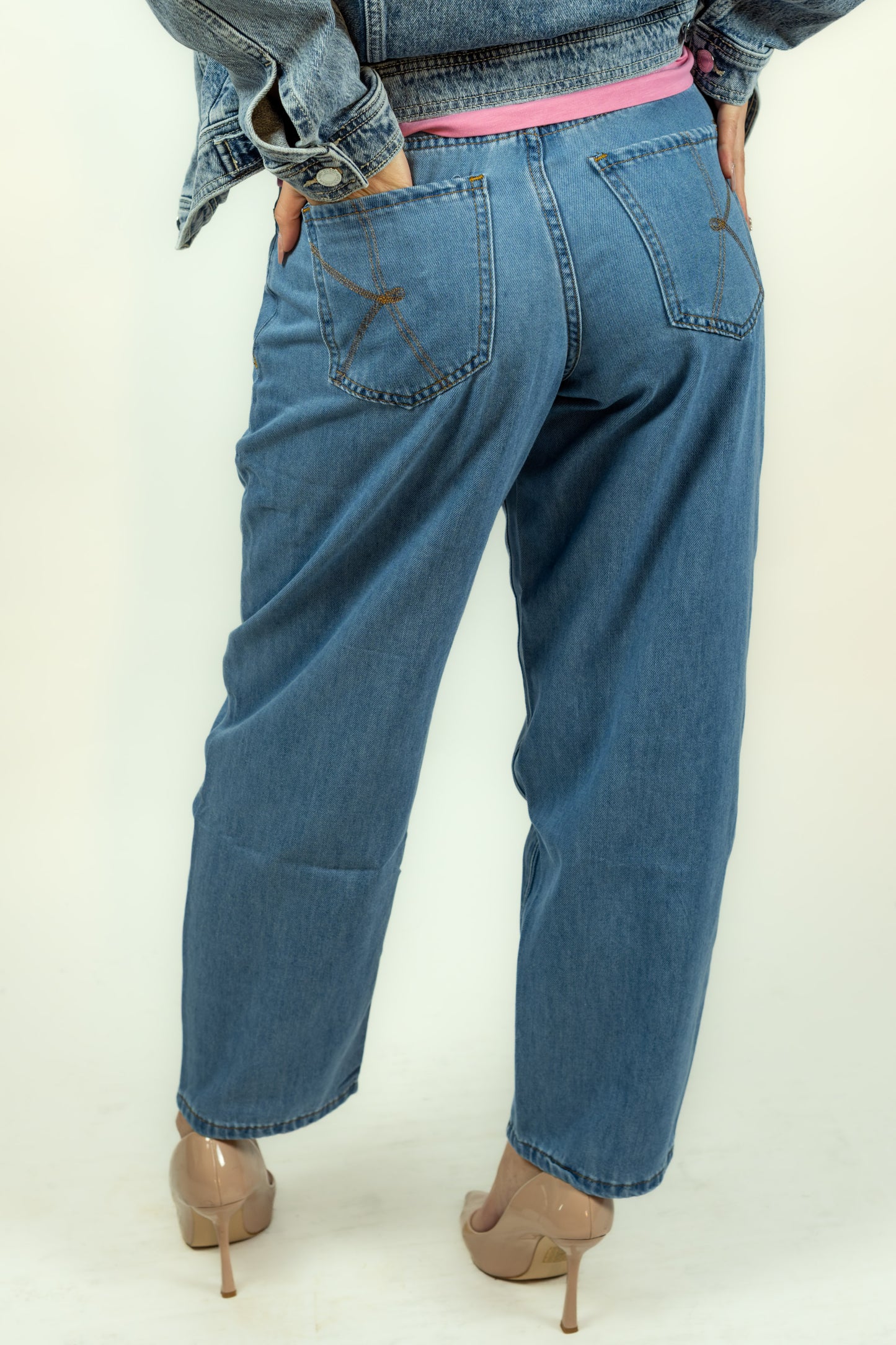 JEANS BALLOON FIT SVEVA AZZURRO KAOS