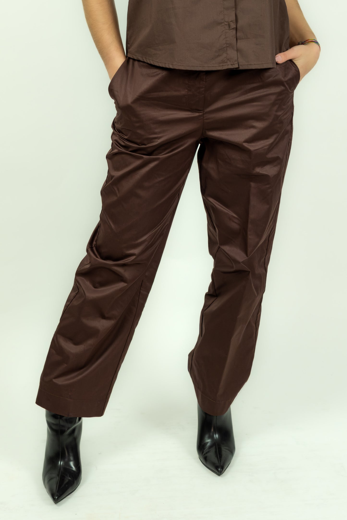 PANTALONE MARRONE KAOS