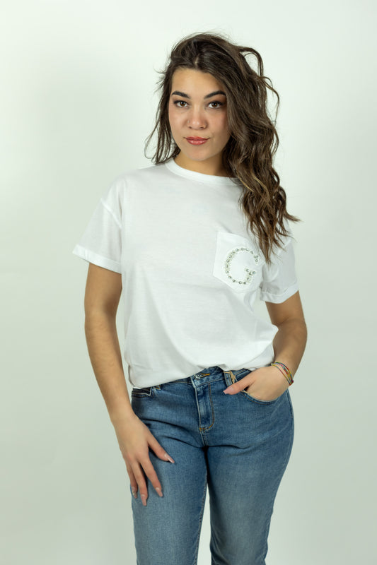 T-SHIRT GUESS TASCA LOGO G