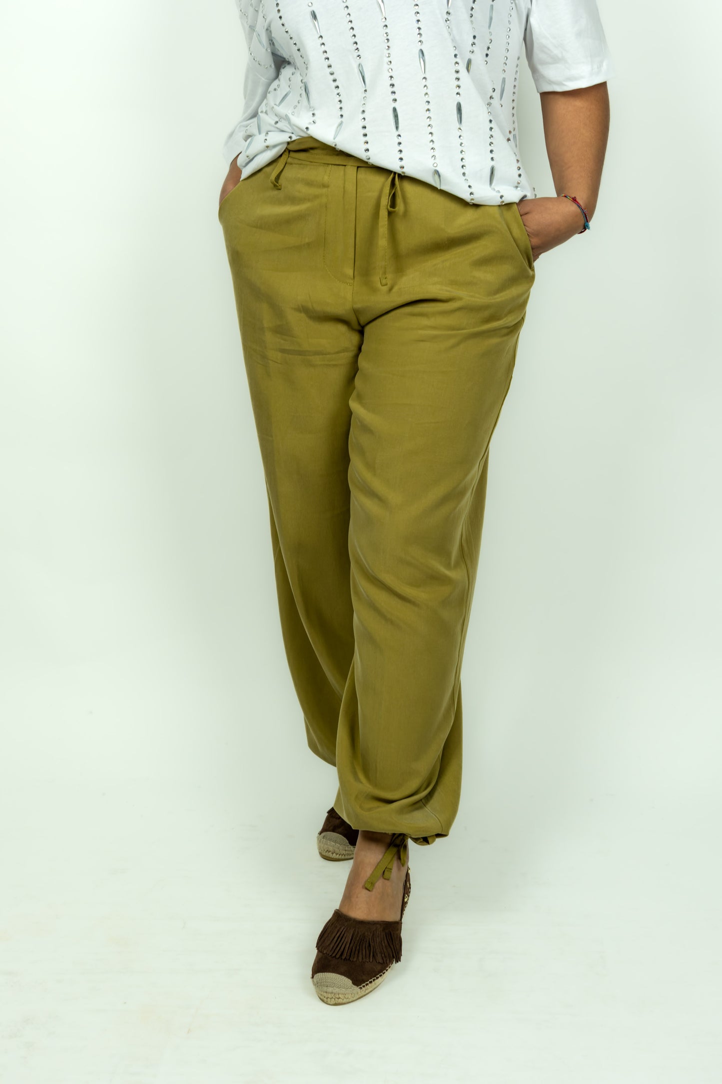 PANTALONE VERDE OLIVA KAOS
