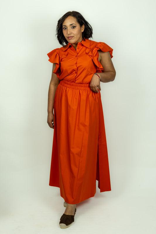 CAMICIA ARANCIO KAOS