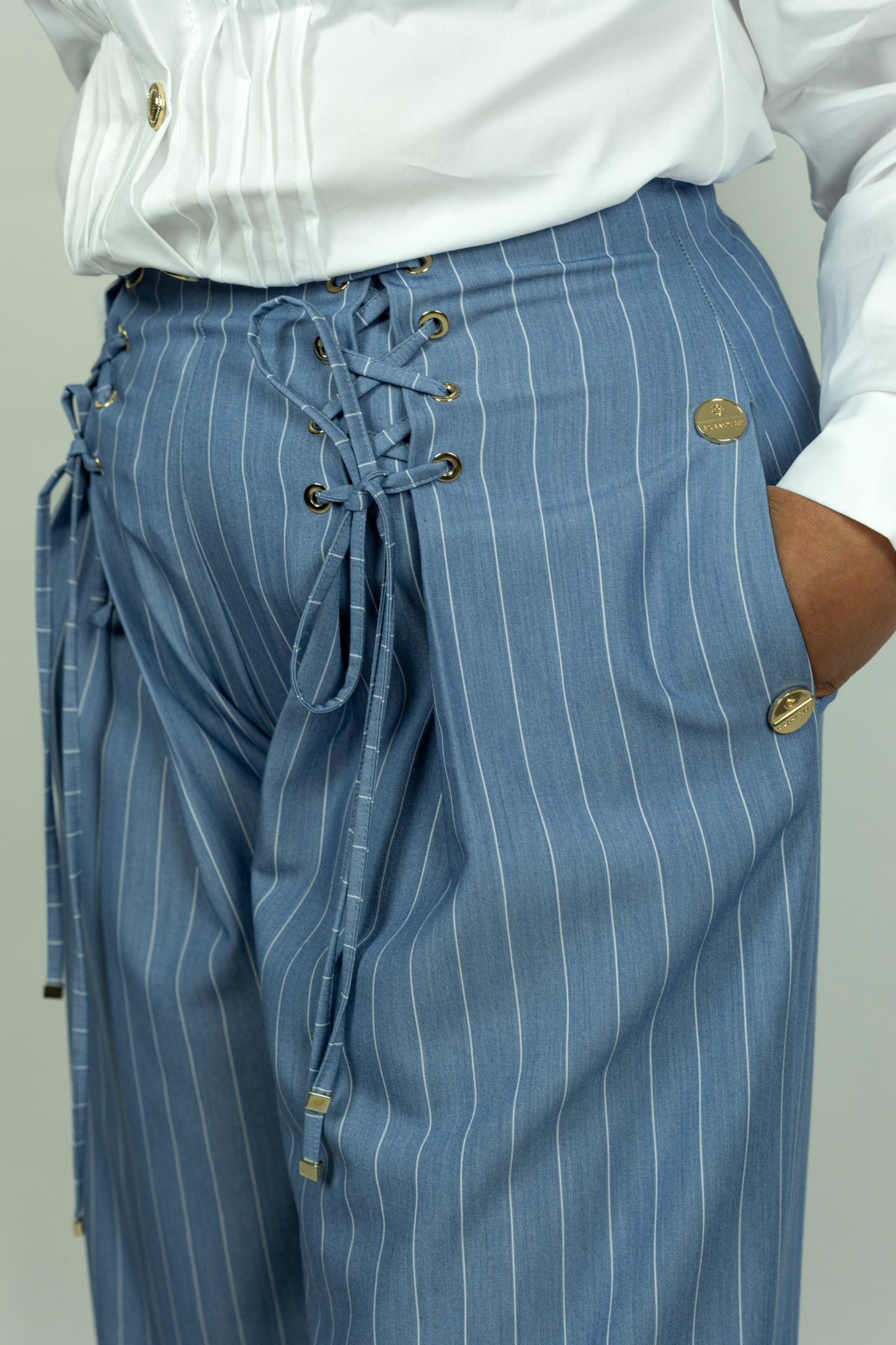 PANTALONE AZZURRO GIL SANTUCCI