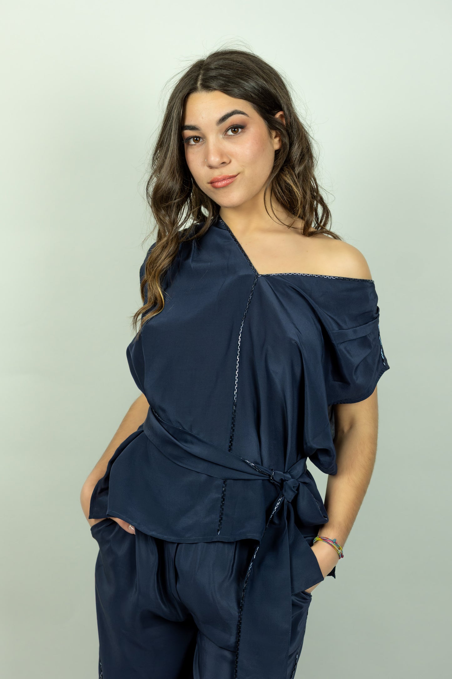 PANTALONE BLU ICONA